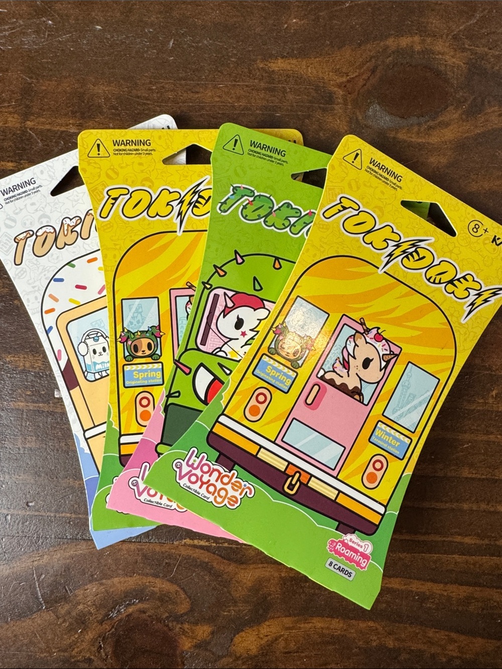 NEW Tokidoki Wonder Voyage  Trading Card Packs Bundle of 4